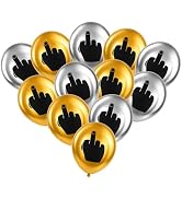 DS. DISTINCTIVE STYLE Middle Finger Balloons 12 Inch Latex Balloons Set of 12 Party Balloons Funn...
