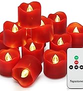 red base warm white light votive candles with remote and timer