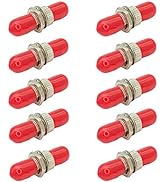 PacSatSales ST Coupler - 10 Pack - ST Fiber Optic Coupler for Extending Fiber Cables - Fiber Opti...