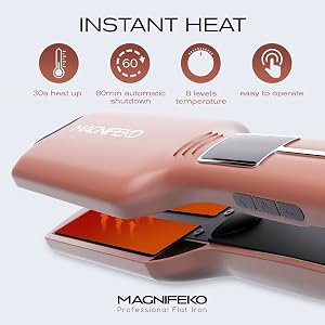 infrared iron hair straightener