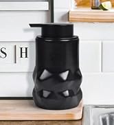 Lotion Pump Dispenser Matte Black Soap Dispenser Bathroom Dish Liquid Soap Dispenser for Kitchen