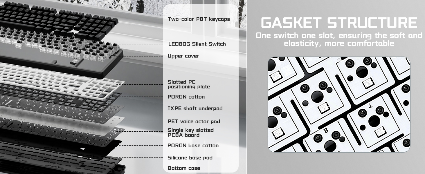wireless creamy sounding mechanical keyboard
