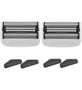 2PCS Shaver Replacement Foil Compatible with Remington PF7400, PF7500, and PF7600 Foil Shavers,White
