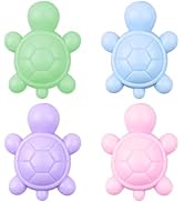 Anboor 4Pcs Sea Turtle Squishies Toys,Kawaii Squeeze Animals Toy for Kids,Sensory Toy Animal Reli...