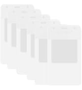 YOUOWO Pocket Protectors 6 Pack Heavy Duty Pocket Protector Clear for Shirts Lab Coats Pants Mult...