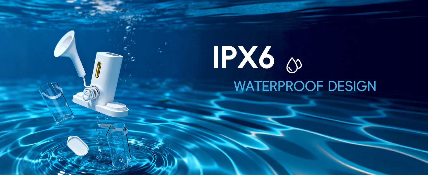 IPX6 WATERPROOF DESIGN