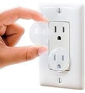 Clear Outlet Covers (50 Pack) Value Pack – Baby Safety Outlet Plug Covers – Durable & Steady – Ch...