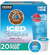 The Original Donut Shop Iced Refreshers, Berry Chill, Brew Over Ice Single Serve Keurig K-Cup Pod...