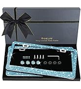 Bling License Plate Frame for Women, Sparkly Stainless Steel License Plate Frames| Over 1200 pcs ...