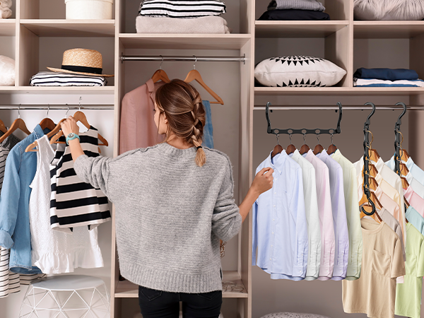 hangers space saving magic hangers dorm room essentials closet organizer