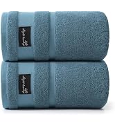 REDKISS Luxury Large Bath Towels Set of 2, 760GSM 31x63 Inches,100% Cotton,Highly Absorbent & Qui...