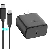 Samsung Super Fast Charger Type C 45W GaN Power USB C Charger PPS/PD Charging Block & 6.6FT Cable...
