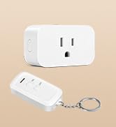 DEWENWILS Indoor Remote Outlet, Wireless Switch, 15A/1875W, 100FT RF Range | No Interference, No ...