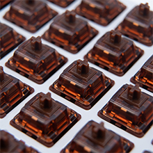 GATERON Phantom Yellow Brown Red Blue Switches Linear 3 Pins Pre Lubed RGB for Mechanical Keyboard