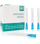 100 Pack 23 Gauge 1.5 Inch Lab Accessories, Individually Packaged. (23G-1.5In)