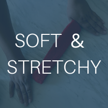 headbands soft stretchy red