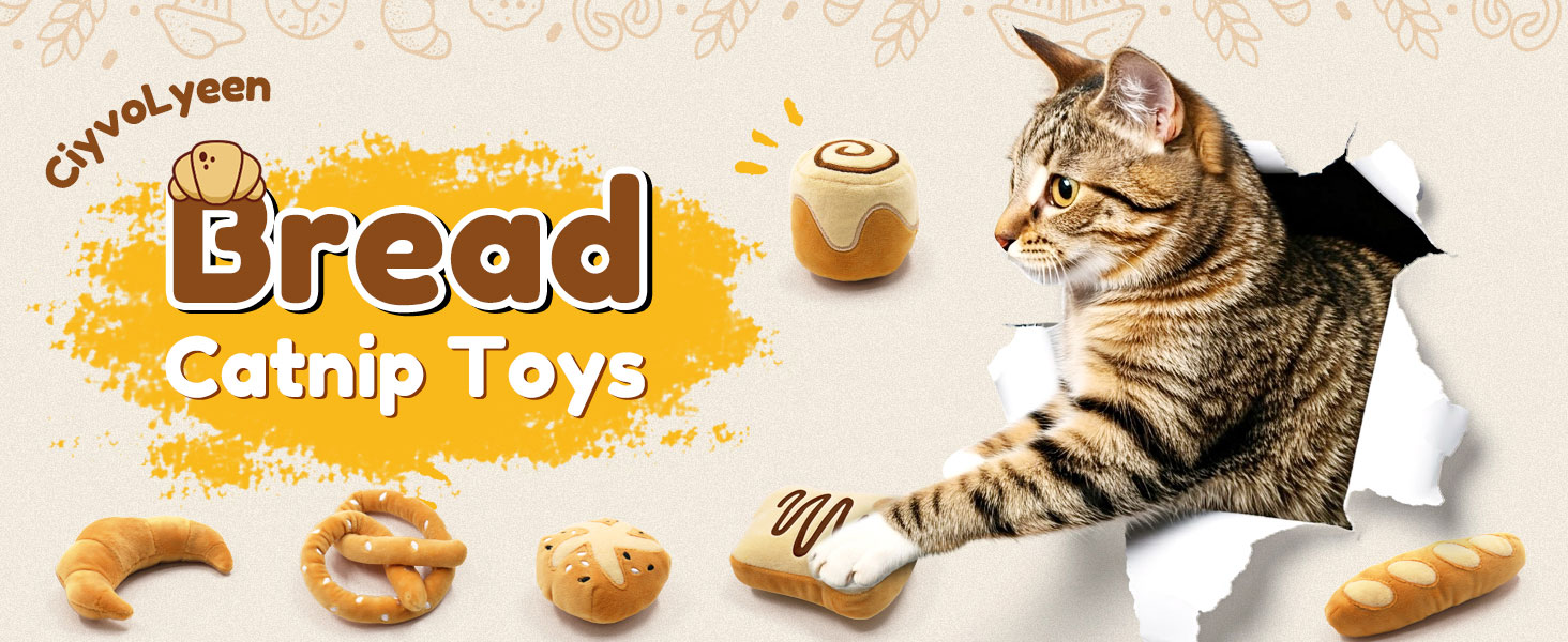 Bread Catnip Toys