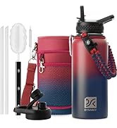 DYSANKY Insulated Water Bottle 32oz - Multiple Insulation Vacuum Sealed Thermos- Portable Sports ...
