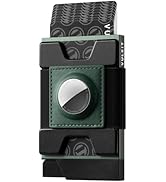 VULKIT Mens Wallet With AirTag Holder RFID Blocking, Aluminum Pop Up Card Holder With Expandable ...