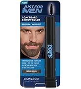 Just for Men 1-Day Beard & Brow Color, Temporary Color for Beard and Eyebrows, For a Fuller, Well...