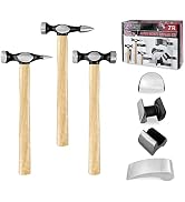 C&T Auto Body Repair Tool Kit,7 Piece,Car Body Repair Tool Kit, Carbon Steel Dolly and Hammer Den...