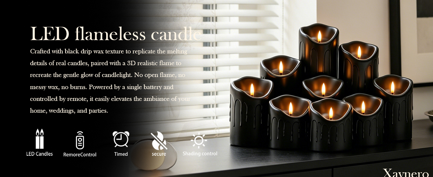 flameless candles battery candles