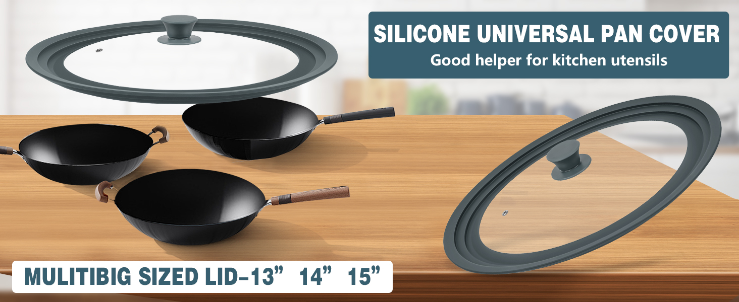 Silicone pot lid