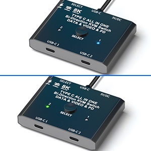usb c switch usb c splitter thunderbolt switch usb c switcher 2 computers usb type c switch