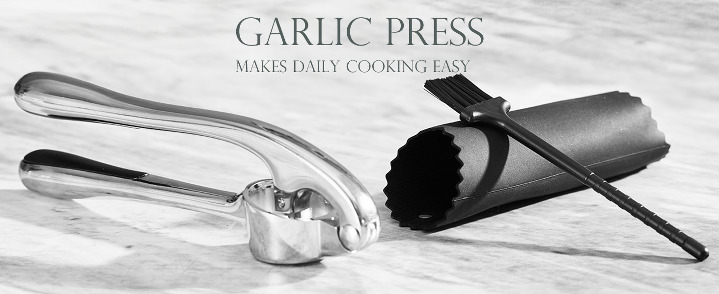 KITESSENSU garlic press kitchen mincer easy to squeeze