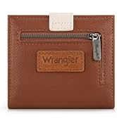 Montana West X Wrangler Brown Wallet for Women Ladies Girls Minimalist Small Cash Wallet With Rfi...