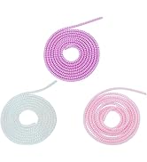 3Pcs Multicolored Cable Protector,1.55M Spiral Data Cable Protective Sleeve,Flexible Cable Wire P...