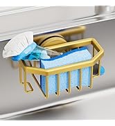TAILI Sink Caddy with Strong Suction Cup, Sponge Holder for Kitchen Sink Organizer, Removable Spo...