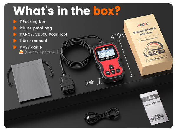 ANCEL VD500 VW code reader