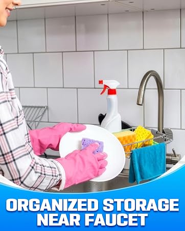 kitchen sink soap holder dish brush under sink organizers and storage