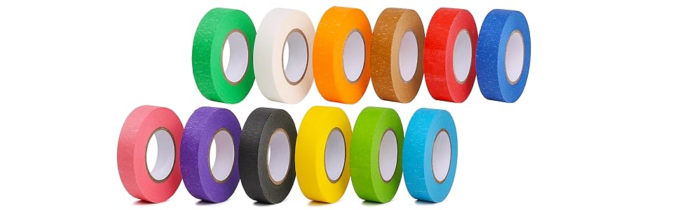colored masking tape