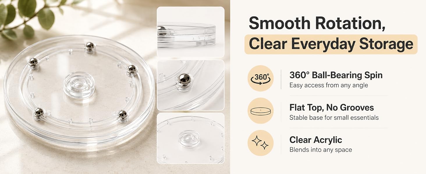 small lazy susan 6 inch 6 inch lazy susan mini lazy susan clear lazy susan organizer