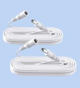 ANLINK 2 Pack 10ft 3M DC Power Extension Cable, 2PCS DC 12V Power Adapter Extension Cord 5.5mm x ...