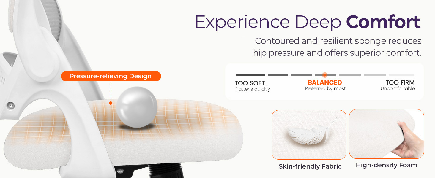 Bionic-Curved Design Chair for Support