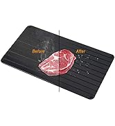 Coitak Defrosting Tray, Defroster for Defrost Frozen Food Quickly, Natural Way for Meat Defrostin...
