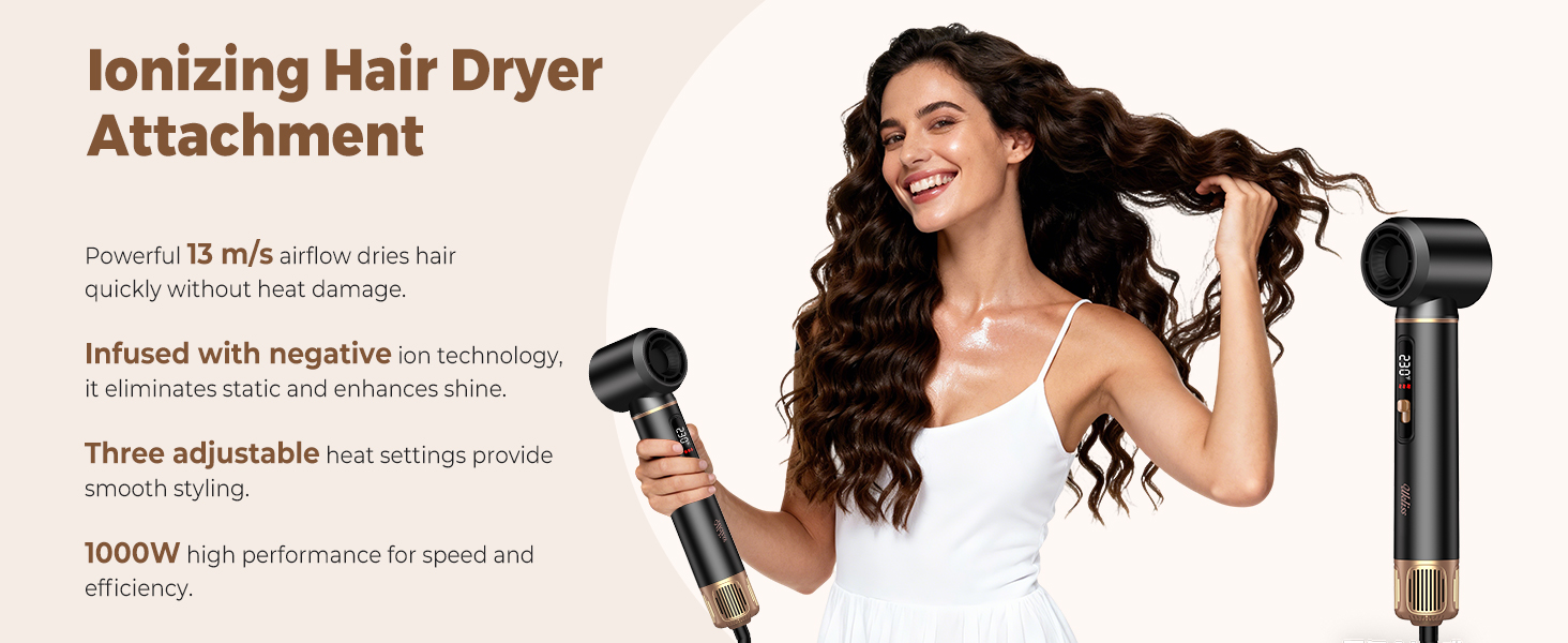 Ukliss 6 in 1 Hair Dryer Brush