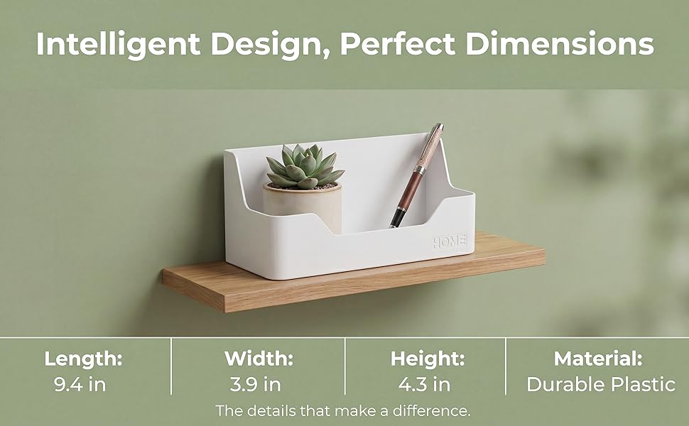 Compact Size Small Wall Mounted Shelf Roomy Space