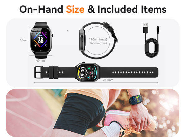 1.85 inch women smart watch