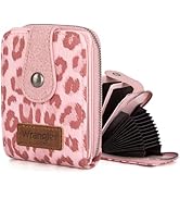 Montana West X Wrangler Wallet Women Small Credit Card Holder with Rfid Blocking Zip Credit Card ...
