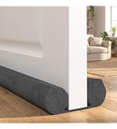 SYIPO Door Draft Stopper for Bottom of Door, Double-Sided Adjustable 30'' to 35.4'' Premium Cat P...