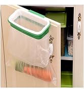 Lunies Over the Cabinet Plastic Trash Bag Holder for Kitchen, Under Sink Trash Can, Grocery Bag H...