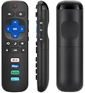 Replacement RC280 RC282 fit for TCL-Roku-TV-Remote-Control, Universal TV Remote for Roku Ruko Ruk...