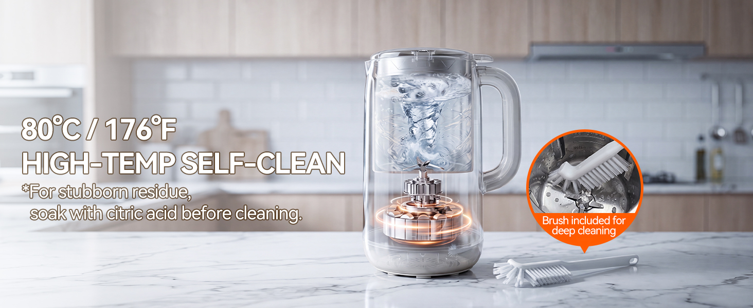 80°C high-temp self-clean