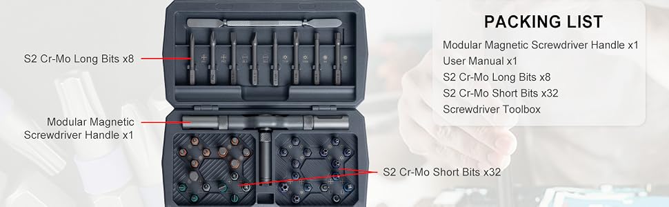 42 in 1 ratchet screwdriver kit