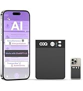 OEQ AI Smart Recorder with Simultaneous Interpretation & Real-timeTranscription,64GB AI Speech Pr...