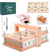 Aboofx Large Flower Press Kit, 11.8" x 8.3" 6 Layers Wood Flower Pressing kit with Storage Bags f...